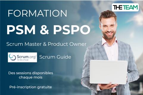 Formation "Scrum Master et Product Owner" combinée